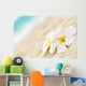 Temple flower on the beach Wall Mural