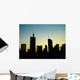 Downtown Skyline Wall Decal
