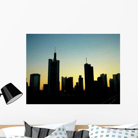 Downtown Skyline Wall Decal