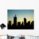 Downtown Skyline Wall Decal