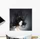 Beautiful woman with magnificent hair Wall Mural