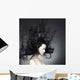 Beautiful woman with magnificent hair Wall Mural