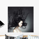 Beautiful woman with magnificent hair Wall Mural