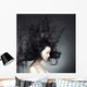 Beautiful woman with magnificent hair Wall Mural