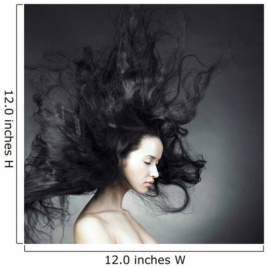Beautiful woman with magnificent hair Wall Mural