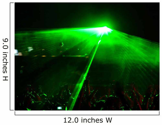 Dj and Laser Wall Mural