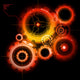 Glowing Techno Gears Wall Mural