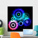 Glowing Techno Gears Blue