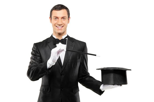 Magician Black Suit Holding Wall Decal