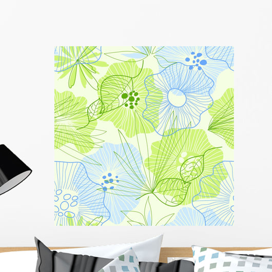 Whimsical Floral Wall Decal