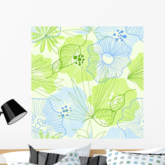 Whimsical Floral Wall Decal