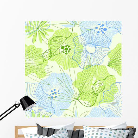 Whimsical Floral Wall Decal