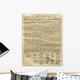 Declaration of Independence Wall Mural