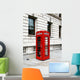 Traditional English Call Box Wall Mural
