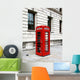 Traditional English Call Box Wall Mural