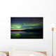 Aurora Borealis Over a Lake Wall Mural