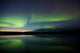 Aurora Borealis Over a Lake Wall Mural