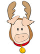 Funny Reindeer Pig