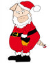 Santa Claus Pig with