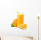 Orange juice Wall Decal