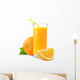 Orange juice Wall Decal