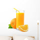 Orange juice Wall Decal