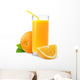 Orange juice Wall Decal