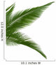 Green Palm Leaves Wall Decal