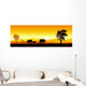 Stock vector of African wildlife Wall Mural