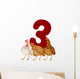 Twelve Days of Christmas Wall Mural