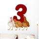 Twelve Days of Christmas Wall Mural