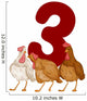 Twelve Days of Christmas Wall Mural