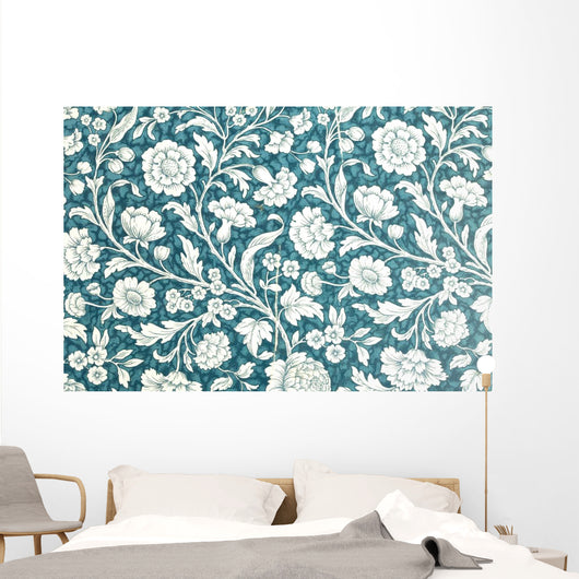 Floral Vintage Texture Wall Decal