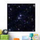 Stars in the Space Wall Mural