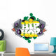 Hip Hop Graffiti Design Wall Decal
