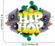 Hip Hop Graffiti Design Wall Decal