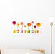 flower nature garden botany daisy bloom pot Wall Decal