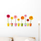flower nature garden botany daisy bloom pot Wall Decal