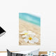 Temple flower on the beach Wall Mural