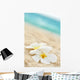 Temple flower on the beach Wall Mural