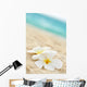 Temple flower on the beach Wall Mural