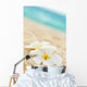 Temple flower on the beach Wall Mural