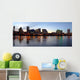Portland Oregon Panorama at Dusk Wall Mural