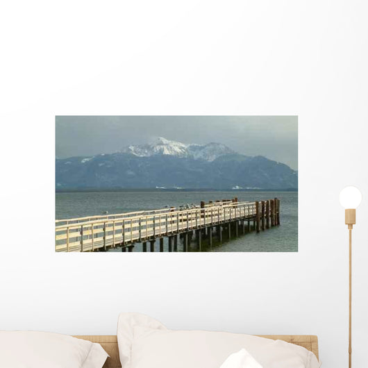 Steg im Chiemssee Wall Decal