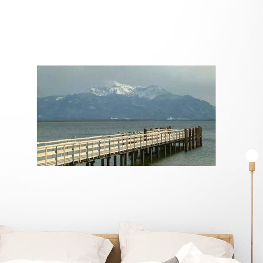 Steg im Chiemssee Wall Decal