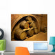 wine barrels Wall Mural