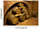 wine barrels Wall Mural