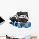 Roller Derby Skates Wall Decal