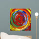 acrylic painting abstract background Wall Mural