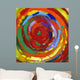 acrylic painting abstract background Wall Mural